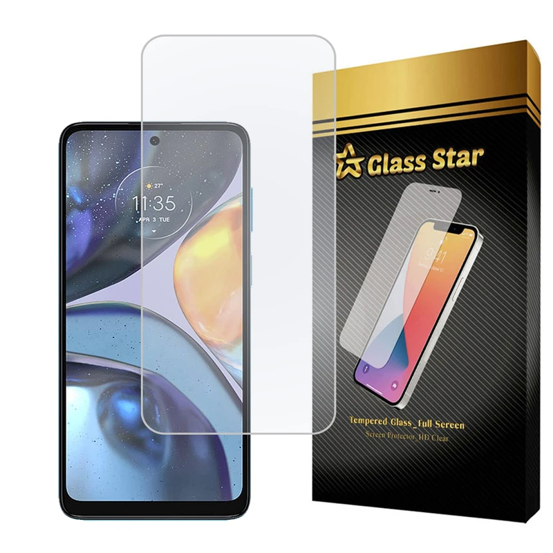 محافظ صفحه نمایش ساده گلس استار مدل SIMPLS مناسب برای گوشی موبایل موتورولا Moto G22