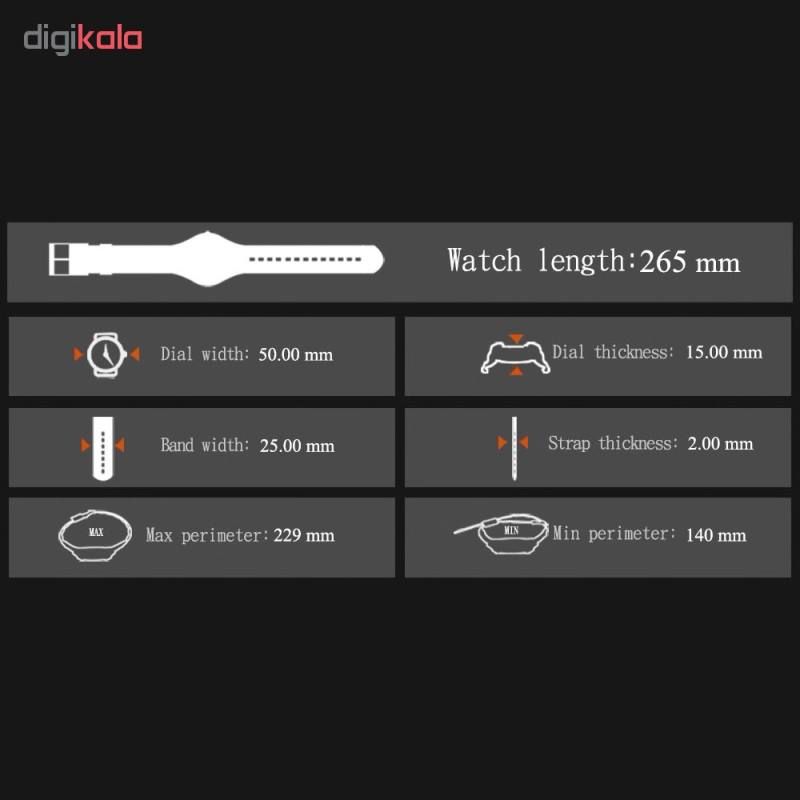 ساعت مچی دیجیتال مردانه پیائوما مدل GHE22 -  - 9