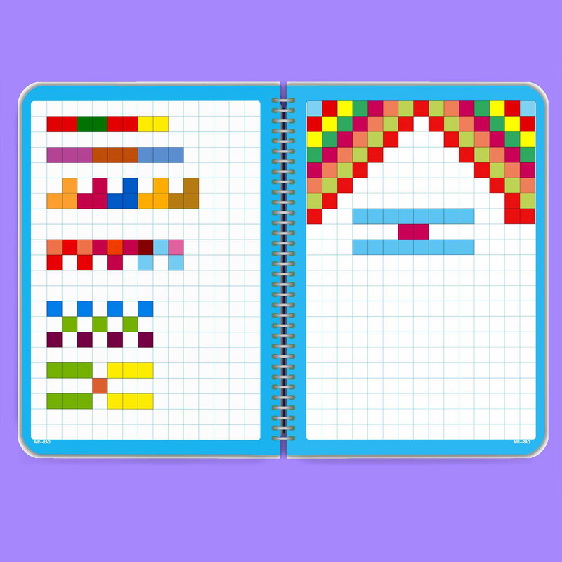 دفتر شطرنجی مستر راد مدل فیوری طرح کودک کد fiory 1723