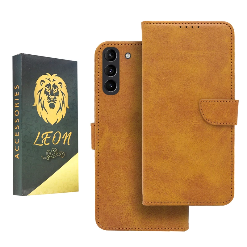 کیف کلاسوری لئون مدل Khoshi مناسب برای گوشی موبایل سامسونگ Galaxy S21