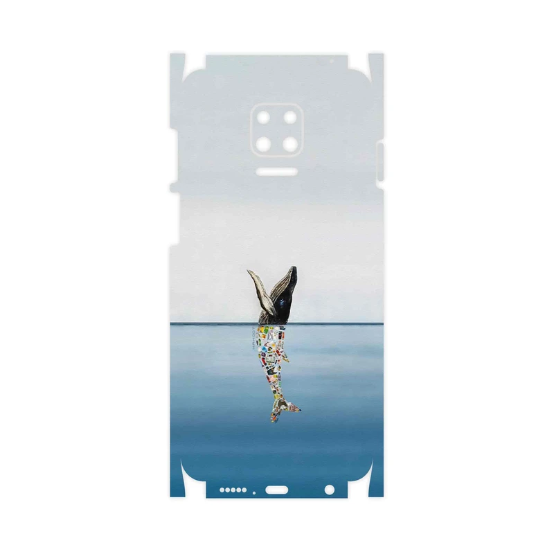 برچسب پوششی ماهوت مدل Collage of Sea Trash-FullSkin مناسب برای گوشی موبایل شیائومی Redmi Note 9S