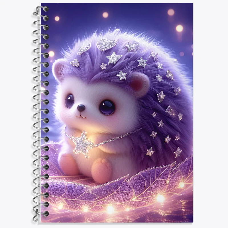 دفتر نت موسیقی 50 برگ خندالو طرح جوجه تیغی بامزه کد F5399