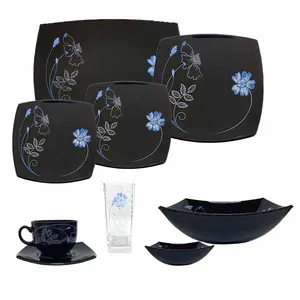 سرویس غذاخوری 44 پارچه 6 نفر لومینارک مدل ایندیکو