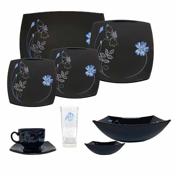 سرویس غذاخوری 44 پارچه 6 نفر لومینارک مدل ایندیکو