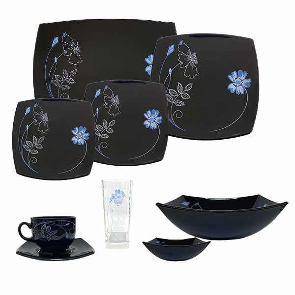 سرویس غذاخوری 44 پارچه 6 نفر لومینارک مدل ایندیکو