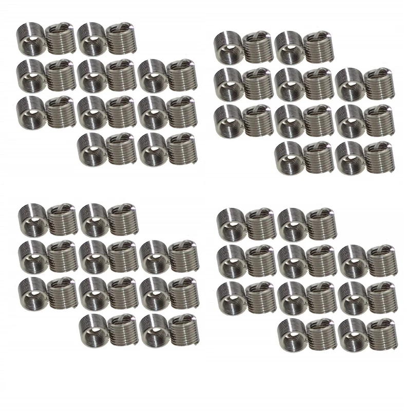 فنر  هلی  کویل مدل ss304 بسته  100  عددی