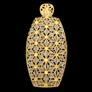 آویز گردنبند طلا 18 عیار زنانه طلای مستجابی مدل آوا کد 6748