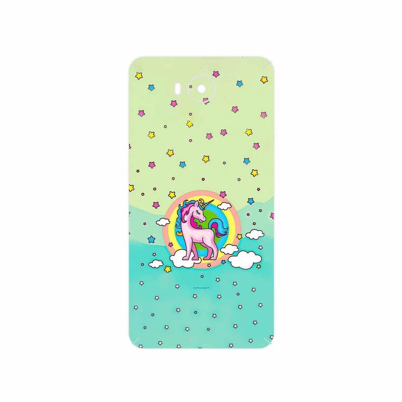 برچسب پوششی ماهوت مدل Rainbow unicorn adventure مناسب برای گوشی موبایل هوآوی Y5 2017