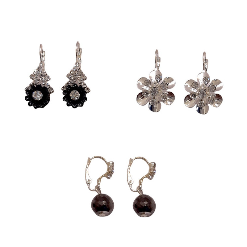 گوشواره دخترانه مدل BMG مجموعه 3 عددی گوشواره دخترانه مدل BMG مجموعه 3 عددی