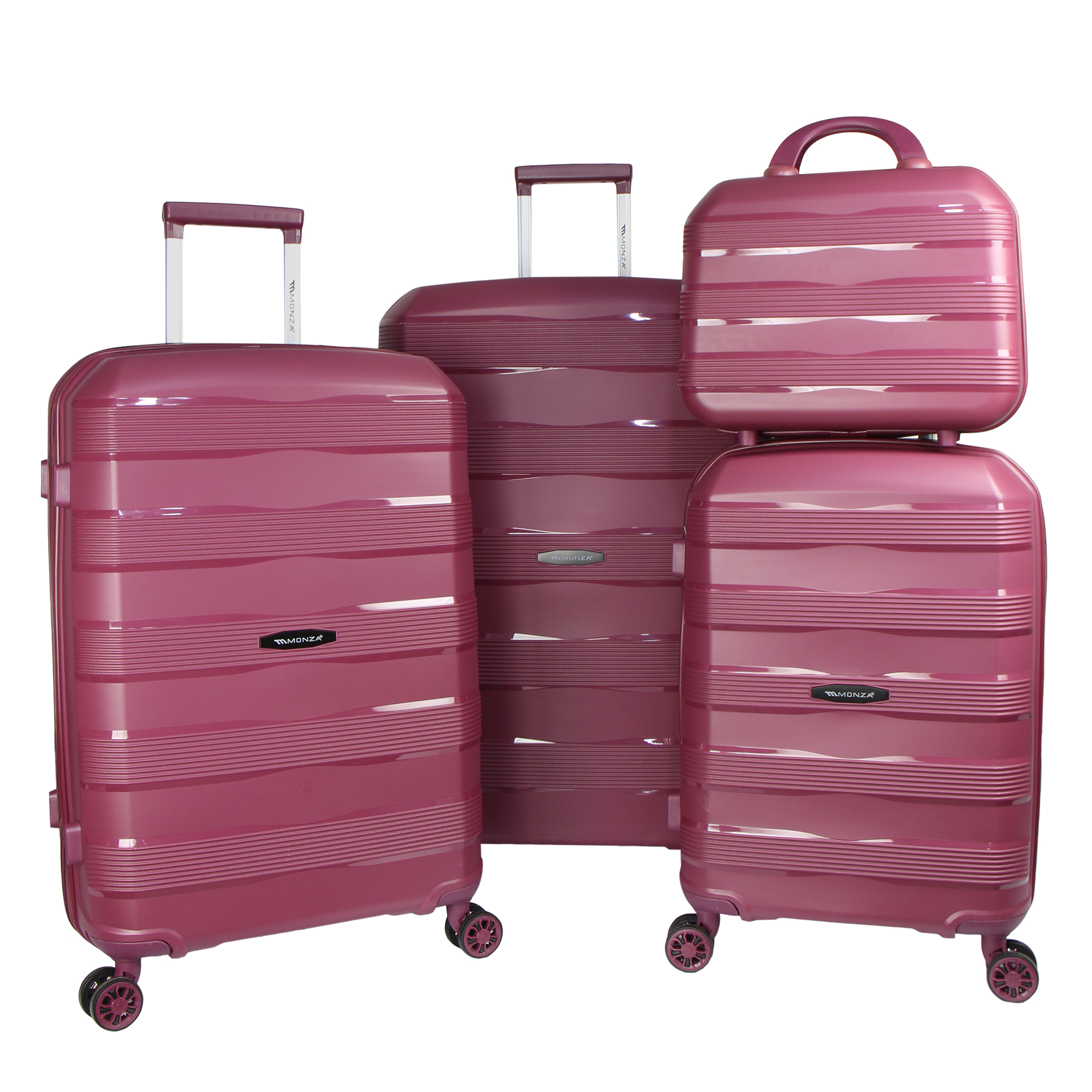 نکته خرید - قیمت روز مجموعه چهار عددی چمدان مونزا مدل C01012 خرید
