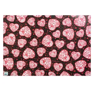 کاغذ کادو مدل قلبی عاشقانه بسته 5 عددی