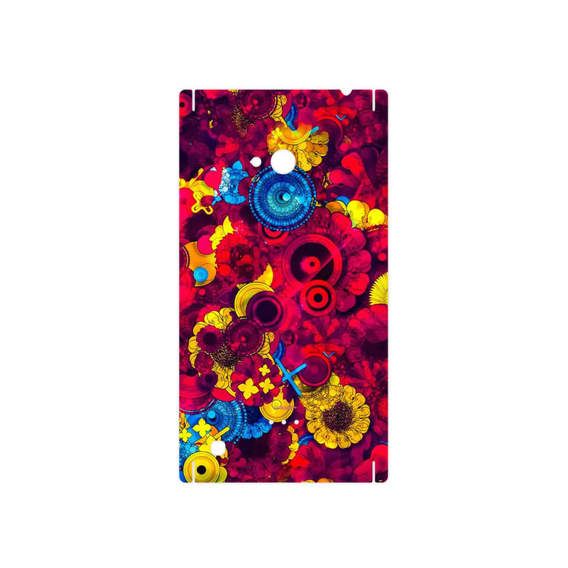 برچسب پوششی ماهوت مدل Vector Flower Garden Digital Art مناسب برای گوشی موبایل نوکیا Lumia 720