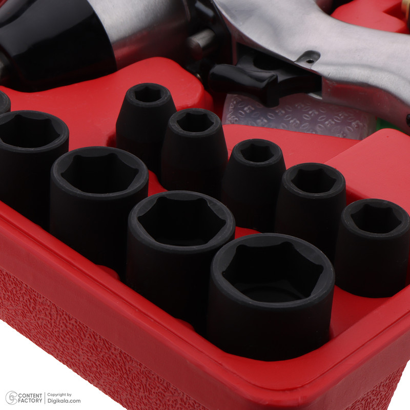 آچار بکس بادی جنیوس تولز مدل 416kl سایز 1/2 اینچ  مجموعه 16 عددی