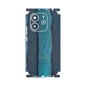 MAHOOT Turquoise feathers-FullSkin Cover Sticker for Xiaomi Redmi Note 14 4G