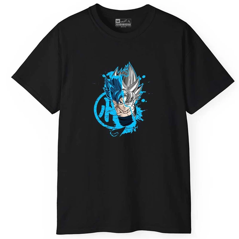 تی شرت آستین کوتاه مردانه پاد آفرین مدل اسپرت طرح انیمه کد 0925