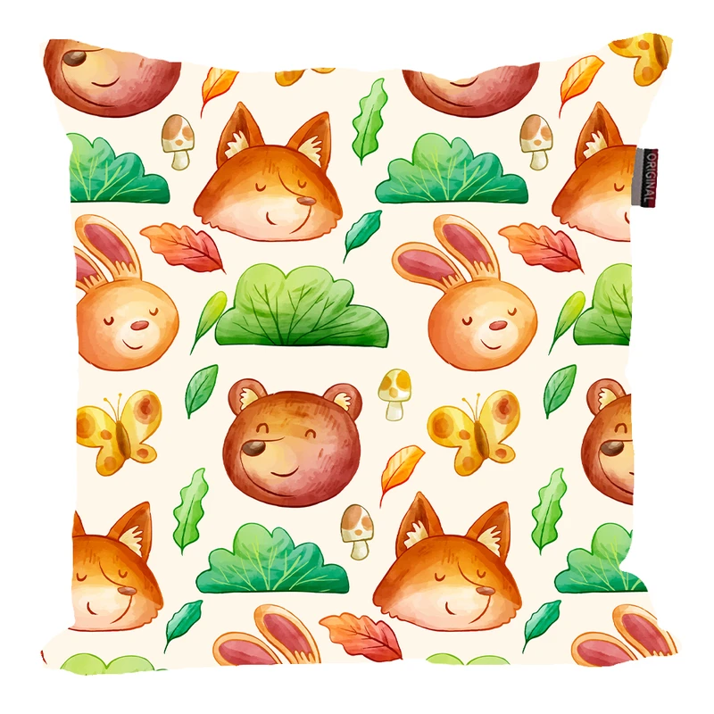 کوسن پاد آفرین مدل پاییز طرح عروسکی 30 کد PK30169