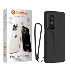 کاور موکولو مدل Porsche Design Strap مناسب برای گوشی موبایل سامسونگ Galaxy A53 به همراه بند آویز