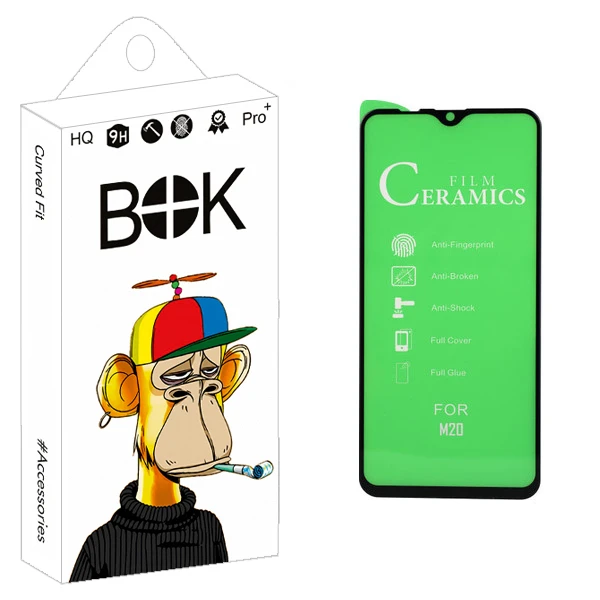 محافظ صفحه نمایش بوک مدل +HD مناسب برای گوشی موبایل سامسونگ Galaxy M20