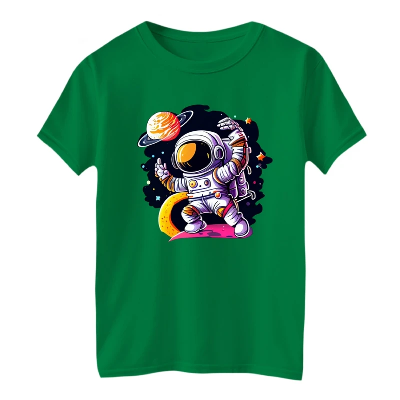 تی شرت آستین کوتاه بچگانه مدل فضانورد کد 3