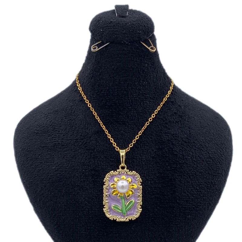 گردنبند دخترانه مدل میناکاری KYTAKP094