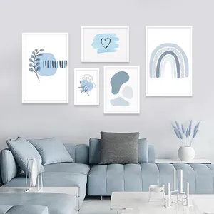 تابلو بکلیت مدل طرح مینیمال ابی W-1095 مجموعه 5 عددی