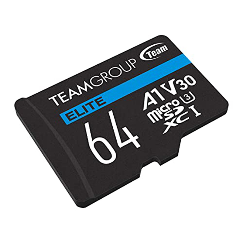کارت حافظه microSDXC تیم گروپ مدل Elite کلاس 10 استاندارد UHS-I U3 سرعت 90MBps ظرفیت 64 گیگابایت
