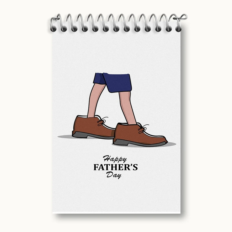 دفتر یادداشت 50 برگ خندالو مدل روز پدر کد F1962