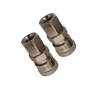 کوپلینگ مادگی هیدرو مدل SF20 داخل رزوه 1/4 بسته 2 عددی