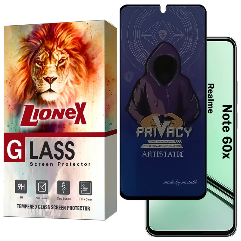 محافظ صفحه نمایش لایونکس مدل PRML مناسب برای گوشی موبایل ریلمی Note 60x