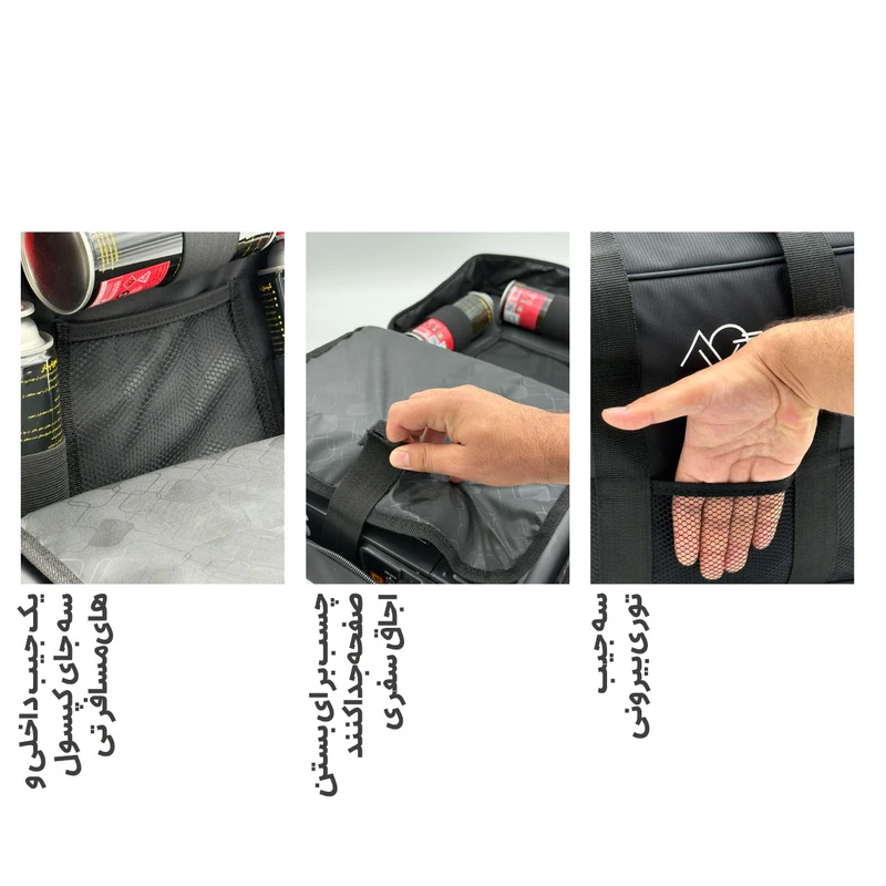 عکس شماره 9 : اجاق گاز سفری مدل vilocamp به همراه کیف و کپسول مجموعه 5 عددی