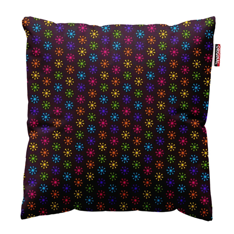 کوسن پاد آفرین طرح گل سایز 30*30 سانتی متر