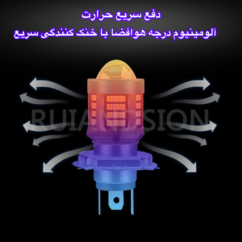 هدلایت موتور سیکلت مدل Cutlight پایه H4