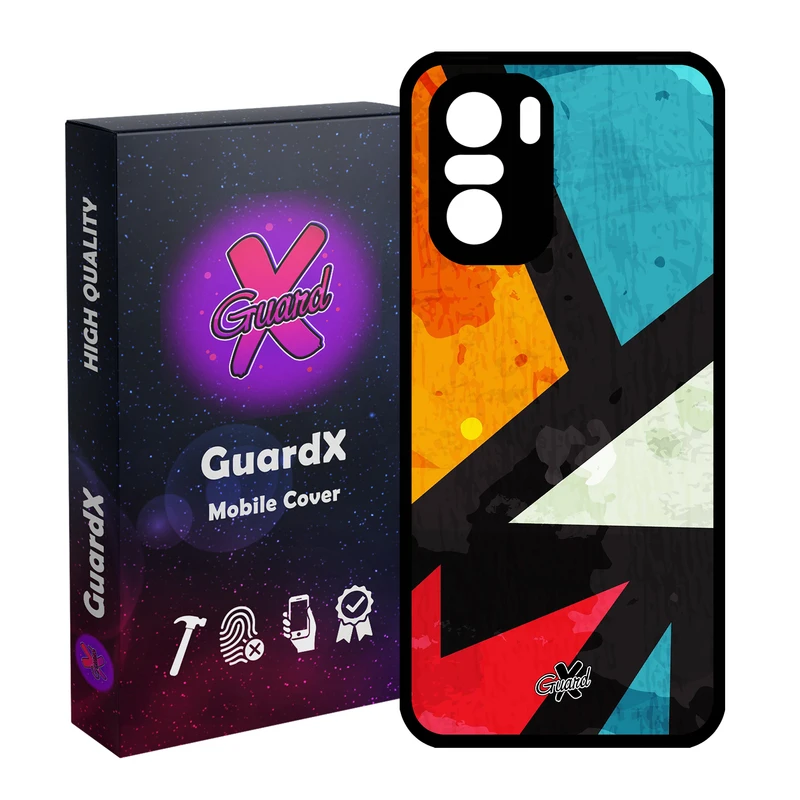 کاور گارد ایکس طرح Colors مدل Glass10176 مناسب برای گوشی موبایل شیائومی Poco F3/MI 11X/MI 11X Pro/Redmi K40/K40 Pro