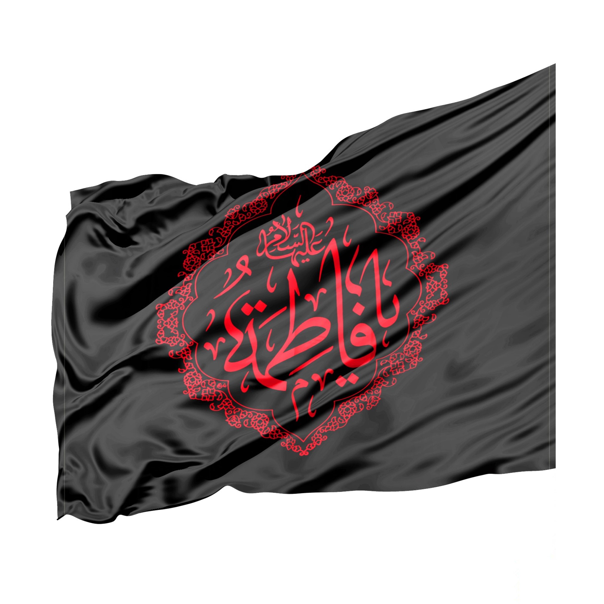 نقد و بررسی پرچم طرح شهادت یا فاطمه سلام الله علیها کد 1000947 توسط خریداران
