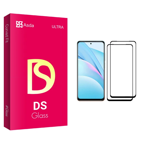 محافظ صفحه نمایش آسدا مدل DS glass مناسب برای گوشی موبایل شیائومی Mi 10T Lite 5G بسته دو عددی