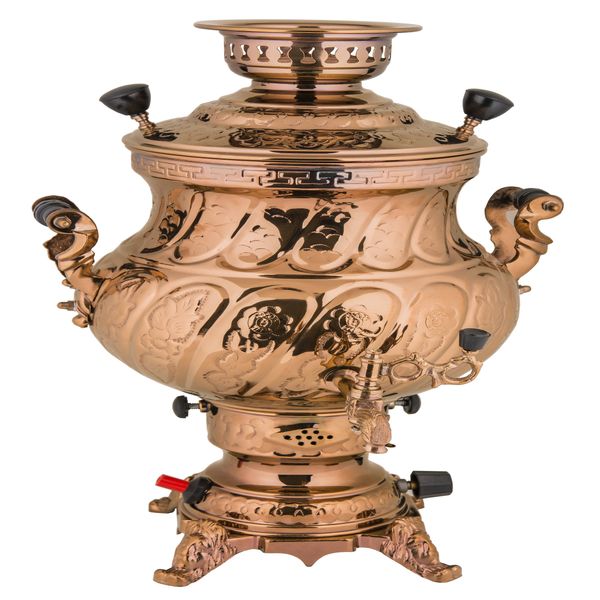 سماور گازی طاووس کد 3-125 گنجایش 7 لیتر سماور گازی طاووس کد 3-125 گنجایش 7 لیتر