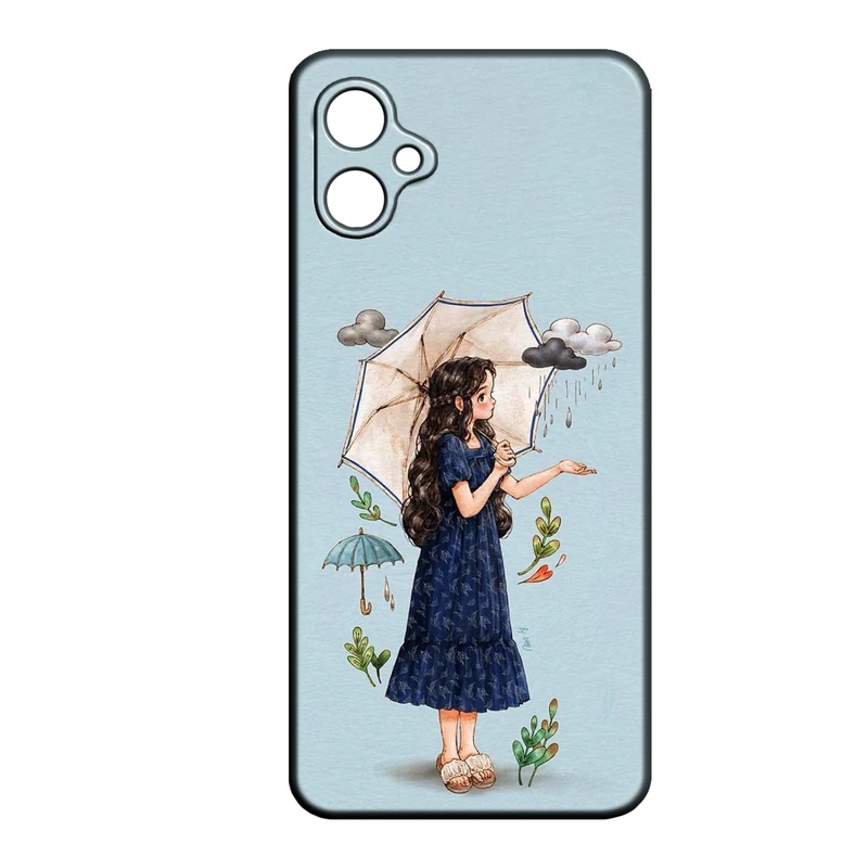 کاور طرح دخترانه کد 266 مناسب برای گوشی موبایل سامسونگ Galaxy A04