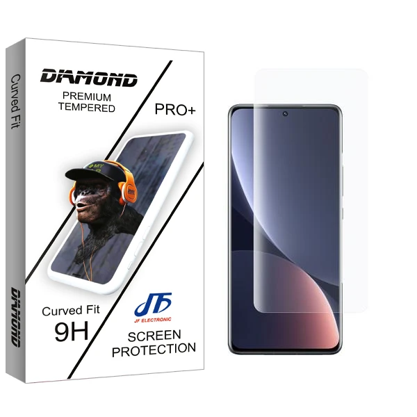 محافظ صفحه نمایش جی اف مدل Diamond uv مناسب برای گوشی موبایل شیائومی 12X