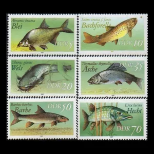 تمبر یادگاری مدل کشور آلمان شرقی 1987 میلادی مجموعه 6 عددی