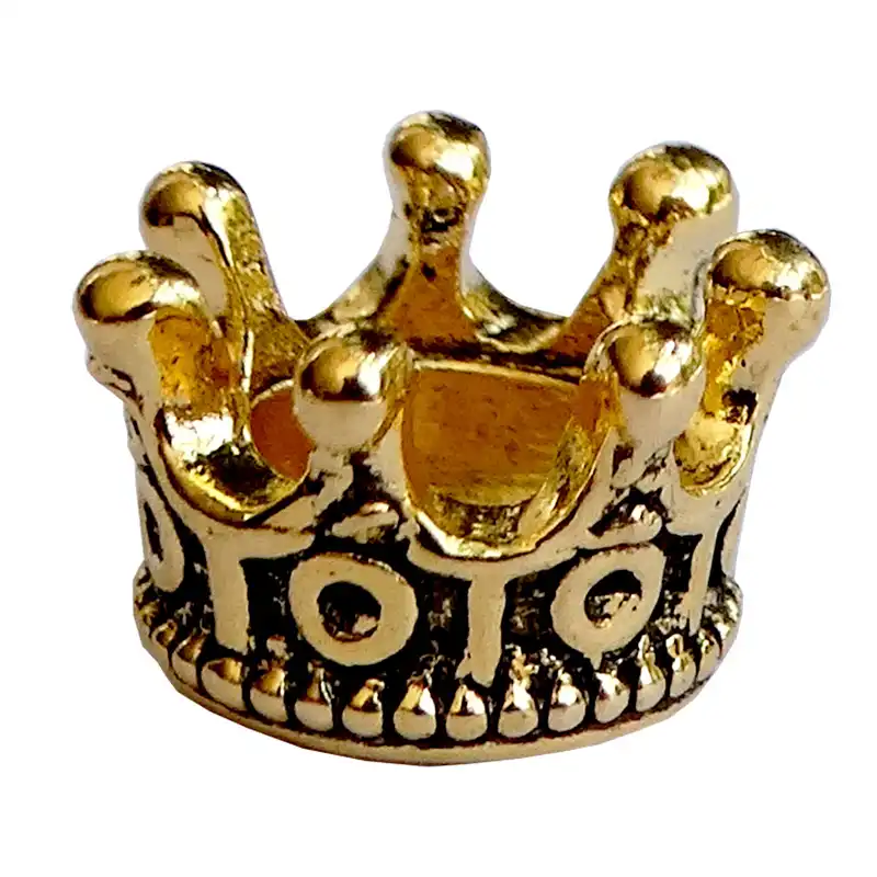 مهره دستبند مدل تاج کد MO 945 مجموعه 2 عددی