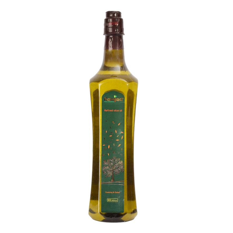 روغن زیتون خالص سرخ کردنی و پخت و پز تصفیه شده و بدون بو کامجد - 900 میلی لیتر