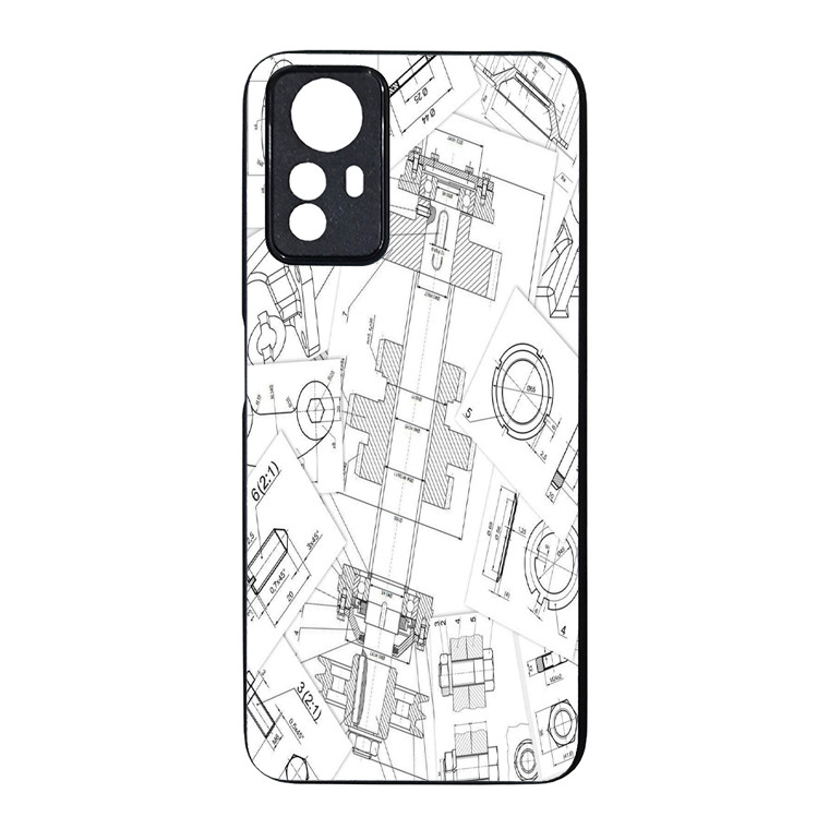 کاور طرح مهندسی مناسب برای گوشی موبایل شیائومی redmi note 12s 4g