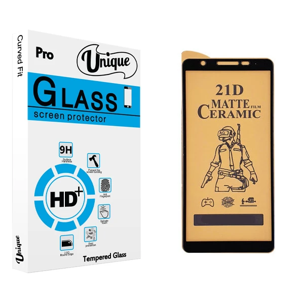 محافظ صفحه نمایش سرامیکی يونيک مدل +Clear مناسب برای گوشی موبایل سامسونگ Galaxy A3 Core