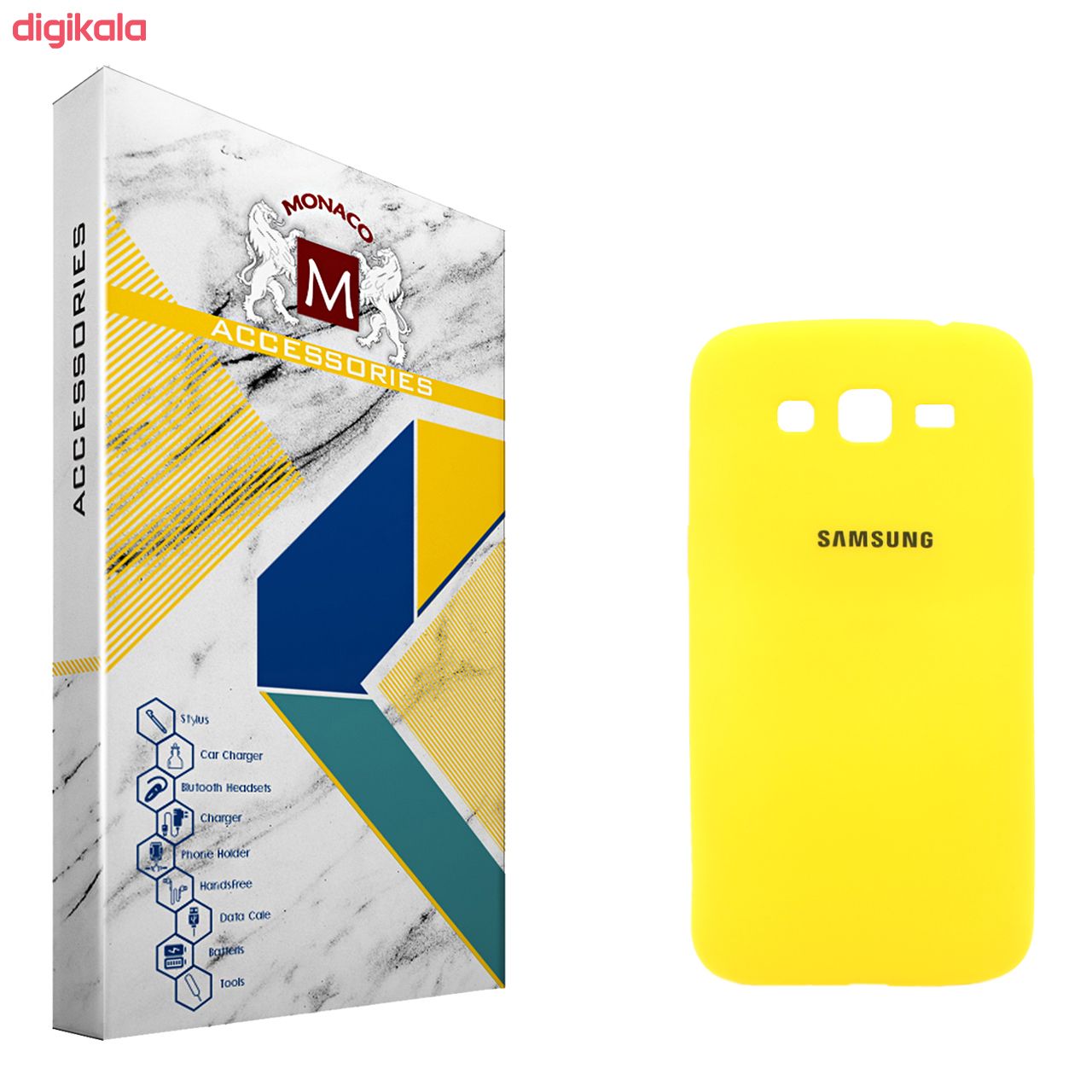 کاور موناکو مدل Si065 مناسب برای گوشی موبایل سامسونگ Galaxy Grand 2 I 7106 به همراه محافظ صفحه نمایش