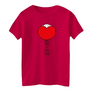 تی شرت آستین کوتاه بچگانه مدل قلب