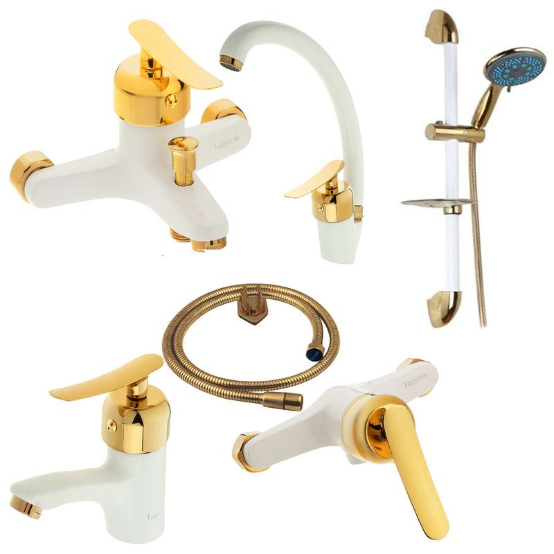 ست شیرآلات لیگوریا مدل 1207 مجموعه 6 عددی