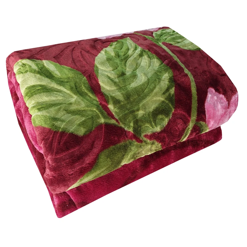 پتو 1 نفر نرمینه بافت مدل نسیم کد 43 سایز 210x155 سانتی‌متر