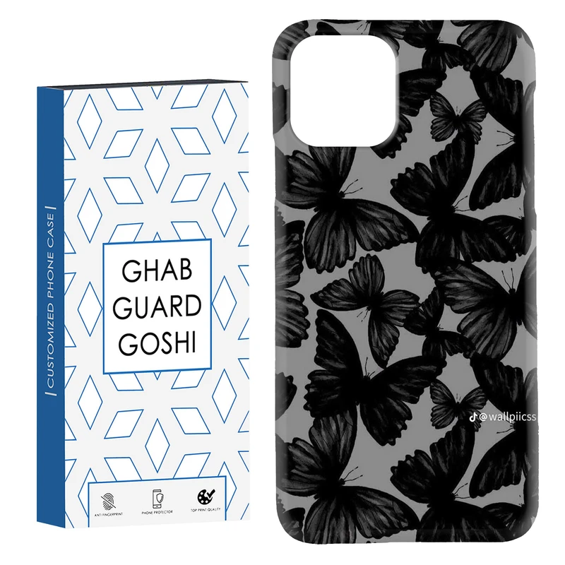 کاور قاب گارد گوشی طرح پروانه کد Dimo-837 مناسب برای گوشی موبایل اپل IPHONE 11 PRO MAX