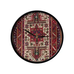 ساعت دیواری مدوپد طرح فرش قرجه مدل C-Gharche03