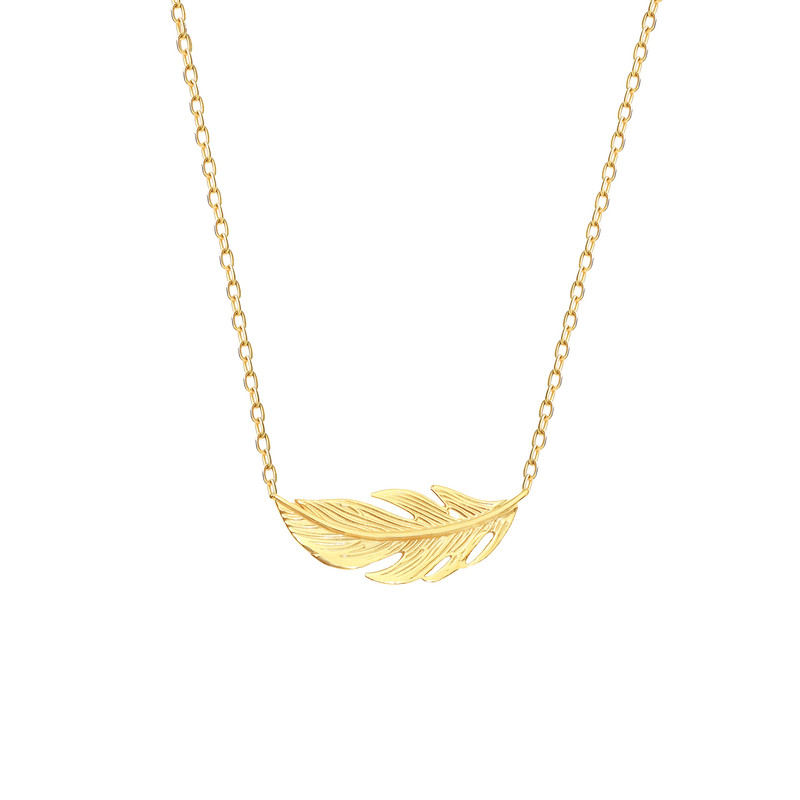 گردنبند طلا 18 عیار زنانه ماوی گالری مدل پر لیزری